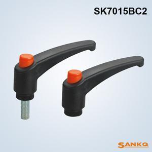 供应SANKQ牌,SK7015BC2橙帽黑柄塑料手柄,塑料可调手柄,万向把手,固定把手