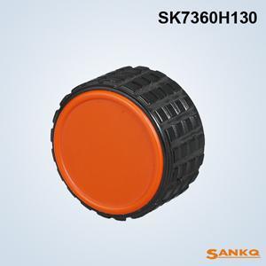 供应SANKQ牌,SK7360H塑盖铝压花手轮,铝手轮